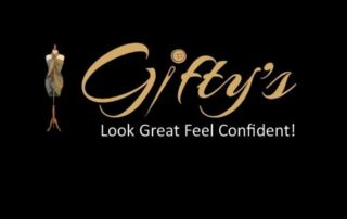 Gifty's boutique logo with mannequin