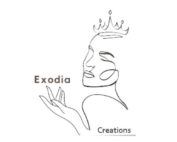 Minimal line art crowned woman logo