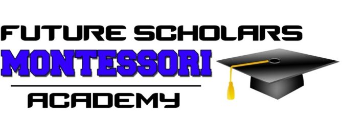 Future Scholars Montessori Academy logo with mortarboard